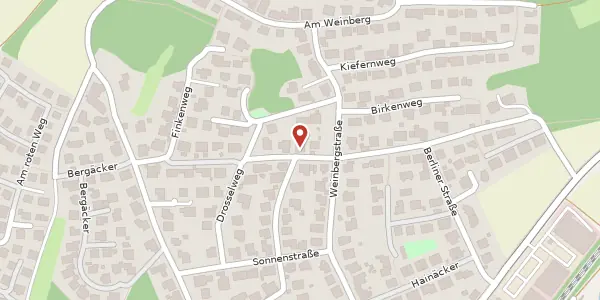 Karte der Umgebung von Wilhelm-Gerlach-Straße 5, 35096 Weimar