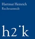 Logo der Kanzlei h2°k Rechtsanwalt