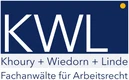 Logo der Kanzlei KWL Khoury+Wiedorn+Linde Fachanwälte für Arbeitsrecht