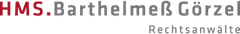 Logo der Kanzlei HMS Barthelmeß Görzel Rechtsanwälte