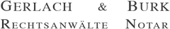 Logo der Kanzlei Gerlach & Burk