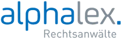 Logo der Kanzlei alphalex Rechtsanwälte
