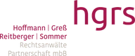 Logo der Kanzlei hgrs Hoffmann Greß Reitberger Sommer Rechtsanwälte Partnerschaft mbB