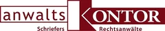 Logo der Kanzlei anwaltsKONTOR Schriefers Rechtsanwälte
