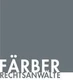 Logo der Kanzlei Färber Rechtsanwälte Partnerschaft mbB